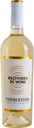 Вино Бразэрс ин вайн Верментино белое сухое 0,75л