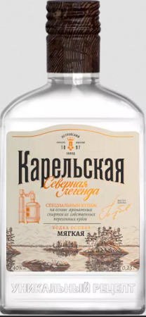 Водка Карельская Северная Легенда особая 0,25л