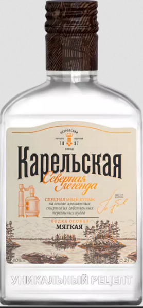 Водка Карельская Северная Легенда особая 0,25л