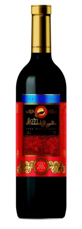 Вино Алазанская долина Грузвинпром красное полусладкое 0,75л