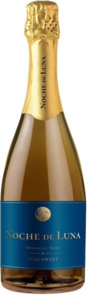 Игристое вино Ноче де Луна белое полусладкое 0,75л