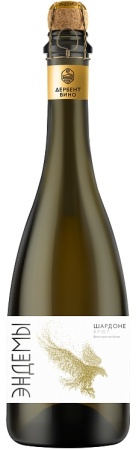 Игристое вино Эндемы Шардоне белое брют 0,75л