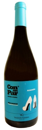 Вино Риас Байшас Кон Ун Пар Альбариньо белое сухое 0,75л
