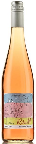 Вино Винью Верде Рита М розовое полусухое 0,75л