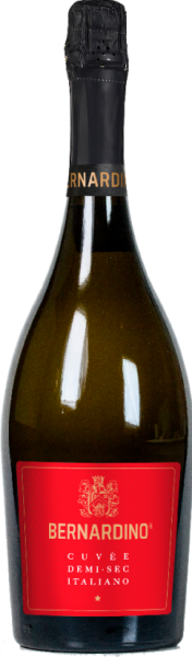 Игристое вино Бернардино Кюве белое полусухое 0,75л