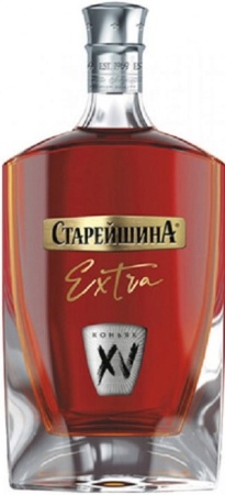 Коньяк Старейшина КС Экстра 15 лет 0,5л