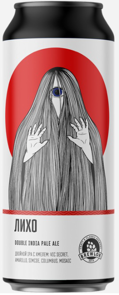 Пиво Лихо Одноглазое Брюлок 0,45л ж/б