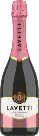 Плодовый напиток алк. газ. Лаветти Розе розовый сладкий 0,75л