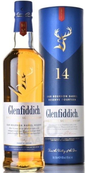 Виски Гленфиддик 14 лет 0,7л п/у