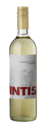 Вино Интис Шардоне Шенен белое сухое 0,75л