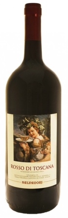 Вино Россо ди Тоскана Сальвадори красное сухое 1,5л