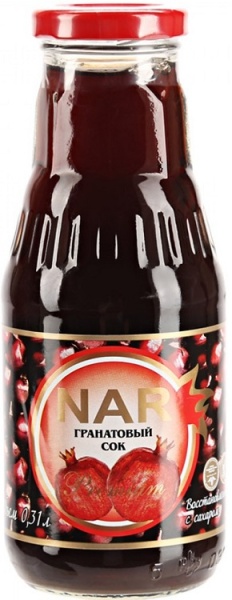 Сок Нар Гранатовый 0,31л ст.