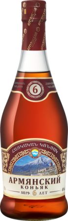 Коньяк армянский МАП 6 лет 0,5л 