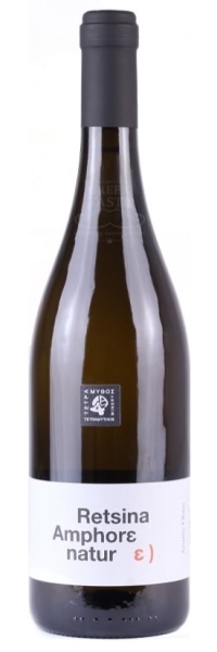 Вино Рецина Амфорэ Натур Тетрамитос Пелопоннес белое сухое 0,75л Вино Рецина Амфорэ Натур Тетрамитос Пелопоннес белое сухое 0,75л