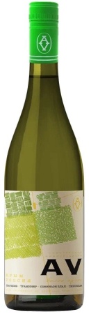 Вино АВ Кюве Пино Блан Шардоне Траминер белое полусухое 0,75л