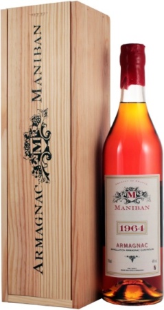 Бренди Арманьяк Манибан 1964 0,7л п/у