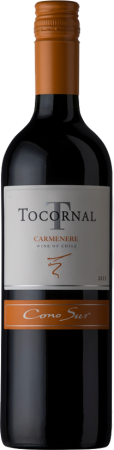 Вино Коно Сур Токорнал Карменер красное полусухое 0,75л