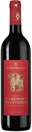Вино Альма Валлей Каберне Совиньон красное сухое 0,75л