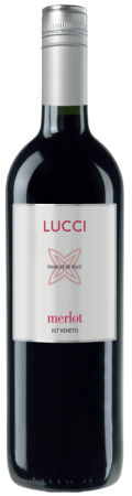 Вино Лучи Мерло красное полусухое 0,75 л