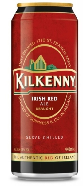 Пиво Килкенни Драфт 0,44л ж/б + азот. капс.