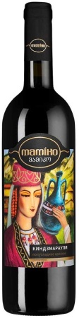 Вино Киндзмараули Мамико красное полусладкое 0,75л