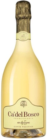 Игристое вино Франчакорта Кюве Престиж Ка дель Боско белое экстра брют 0,75л