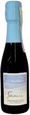 Игристое вино Просекко Тревизо Ла Тордера Саоми белое брют 0,2л