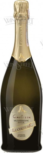 Игристое вино Просекко Вальдоббьядене Суперьоре Картицце белое сухое 0,75л