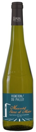 Вино Мюскаде Севр е Мэн Сюр Ли Вигнерон дю Палле белое сухое 0,75л