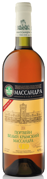 Вино ликерное Портвейн Крымский Массандра белое сладкое 0,75л Вино ликерное Портвейн Крымский Массандра белое сладкое 0,75л