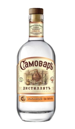 Спиртной напиток Самовар Ржаной 0,5л