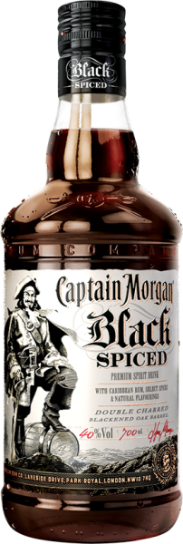 Спиртной напиток Капитан Морган Чёрный Пряный 0,7л