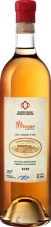 Вино Мцване Рчеули Квеври Чотиашвили белое сухое 0,75л