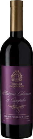 Вино Усадьба Перовских Лимитированная серия Каберне Совиньон Саперави красное сухое 0,75л