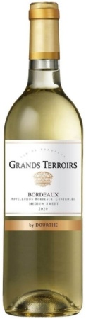 Вино Бордо Дурт Гран Терруар белое полусладкое 0,75л