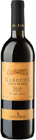 Вино Инкерман Каберне Гранд Резерв красное сухое 0,75л