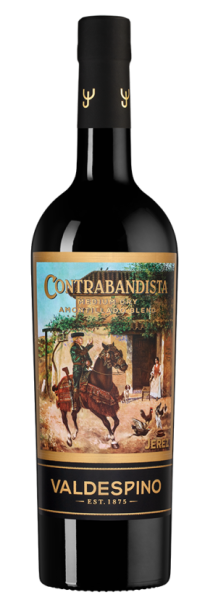 Вино ликерное Херес Вальдеспино Амонтийадо Контрабандиста 0,75л