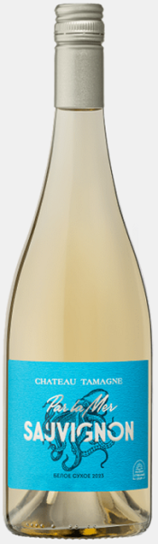 Вино Шато Тамань Пар Ла Мер Совиньон белое сухое 0,75л