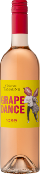 Вино Шато Тамань Грейп Дэнс розовое сухое 0,75л