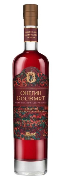 Настойка сладкая Онегин Гурмэ Вишня 0,5л