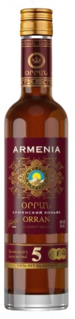 Коньяк армянский Орран 5 лет 0,5л