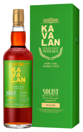Виски Кавалан Солист Порт Каск Сингл Каск Стренгс 0,7л п/у