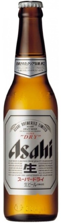 Пиво Асахи Супер Драй светлое фильтрованное 0,33л бут.