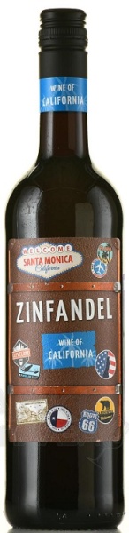 Вино Санта Моника Зинфандель красное сухое 0,75л