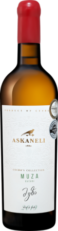 Вино Муза Гочас Коллекшн Асканели белое сухое 0,75л