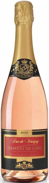 Игристое вино Креман де Луар Дюк де Версиньи Розе розовое брют 0,75л