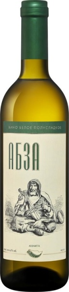 Вино Абза Ашамта белое полусладкое 0,7л