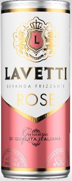 Напиток виноградосодержащий газ. Лаветти Розе сладкий 0,25л ж/б