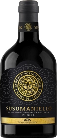 Вино Сузуманьелло Маска дель Такко красное полусухое 0,75л