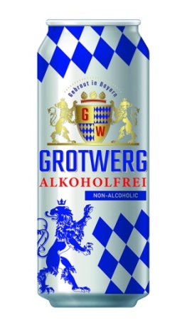 Пиво безалкогольное Гротверг Алкогольфрай 0,5л ж/б